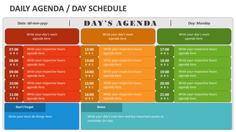 Daily Agenda Powerpoint Presentation Slides Ppt Template