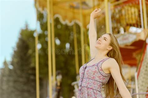 Pretty Girl Enjoys Her Life Stock Image Image Of Cool Craft 125250741