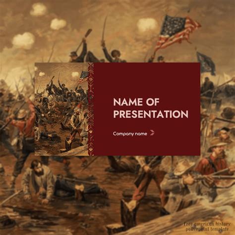 Free American History Powerpoint Template Masterbundles