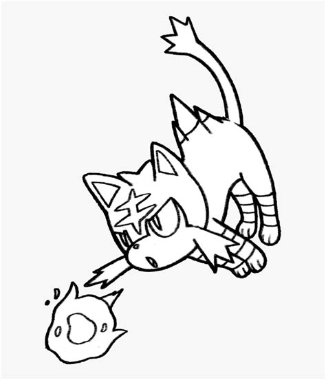 Litten Coloring Pages Coloring Home
