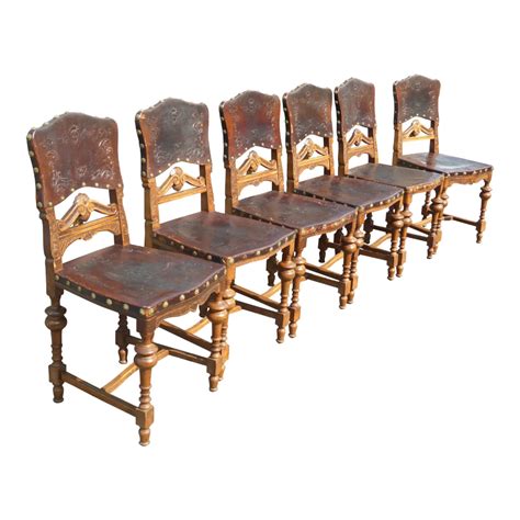 Buy rectangle chairs decorative cushions and get the best deals at the lowest prices on ebay! Vintage Spanish Revival Dining Chairs - Set of 6 ...