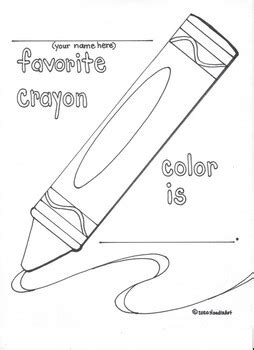 National Crayon Day Coloring Pages by NoodlzArt | TpT