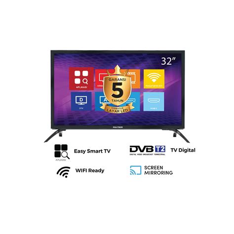 Smart TV 32 Inch PLD 32MV1859 | Harga Easy Smart TV Polytron