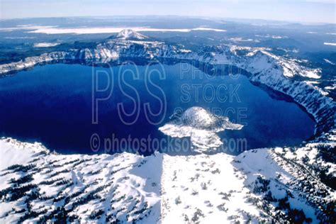 Photo Of Crater Lake From North By Photo Stock Source Aerial Crater