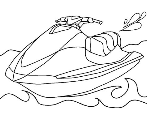 Jet Ski Coloring Pages - Coloring Home