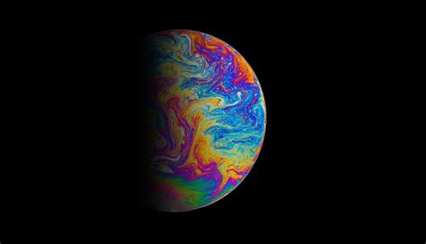 Planet Wallpaper 4k Soap Bubble Astronomy