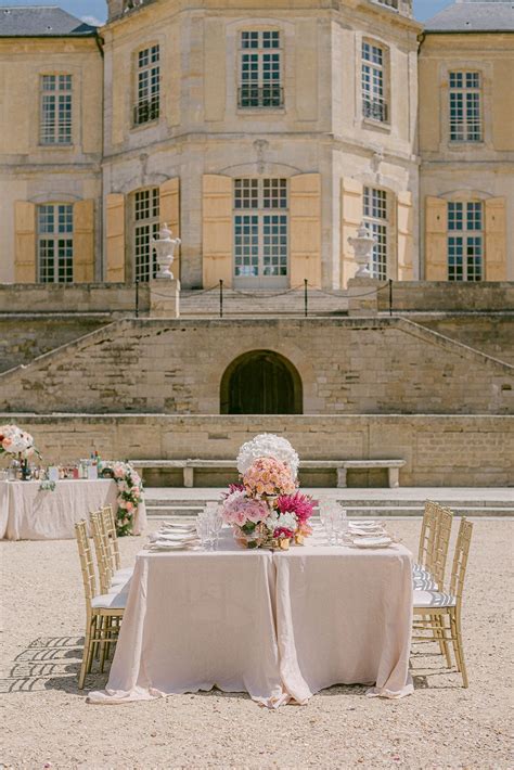 Chateau Wedding In France Chateau De Villette Outdoor Wedding Inspiration France Wedding