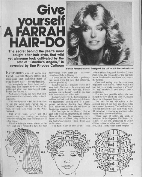 Farrah Fawcett Hair Tutorial Hair Rollers Hair Patterns 70s Hair