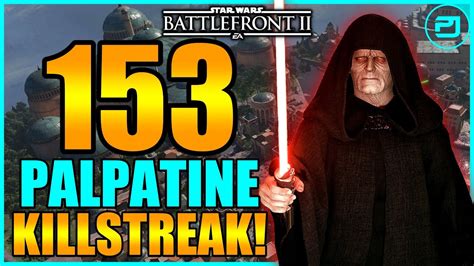 Star Wars Battlefront 2 153 Emperor Palpatine Killstreak Naboo