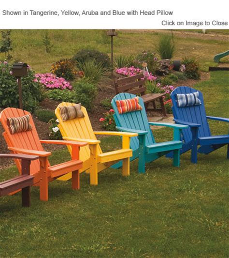If you're looking for outdoor furniture to complete your patio or gazebo, and you don't want to spend a lot of time caring for it, you've found the right place. Amish PolyCraft Fanback Adirondack Chair ...
