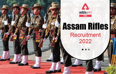 Assam Rifles Recruitment Last Day To Apply Online For Posts