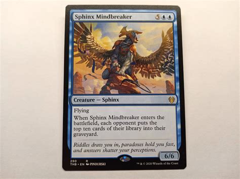Mtg Sphinx Mindbreaker Theros Beyond Death Near Mint Rare Magic The