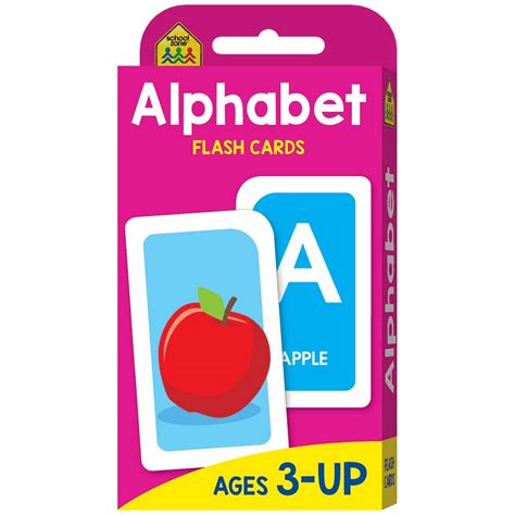 Learn the letters of the alphabet and alphabet recognition as well as letter sounds in alphabet zone. School Zone Flashcards Alphabet | Toys | Casey's Toys