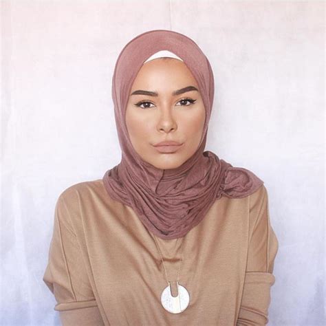 Lifelongpercussion Looking Stunning In Our Light Brown Jersey Hijab