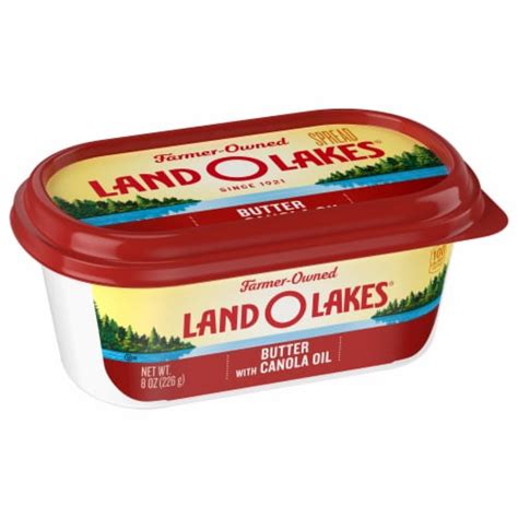 Land O Lakes® Butter With Canola Oil Tub 8 Oz Harris Teeter