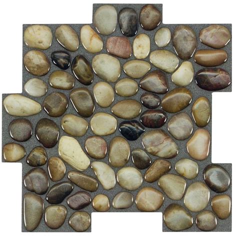 Peelandstick Mosaics Peel And Stick Rocky Road 10 In X 10 In Glossy