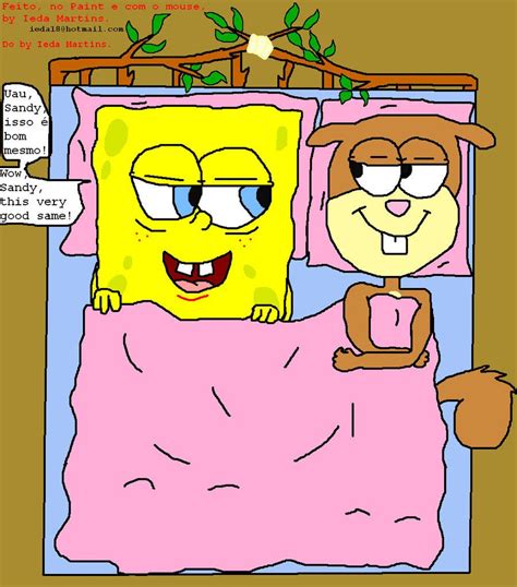 Spandy In The Bed By Iedasb Spongebob Funny Spongebob And Sandy