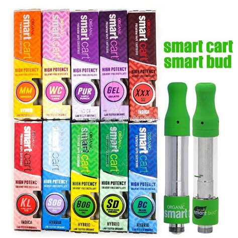 New Smart Bud Cart Organic Premium Vape Carts Cartridges Ml Glass