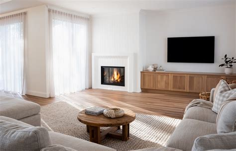 Custom Hamptons Inspired Fireplace Design Fireplaces Australia