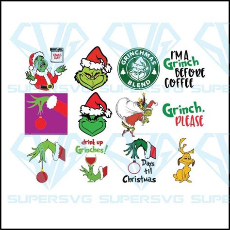 Download Grinch Svg Christmas Svg Cricut Bundle Dr Seuss Svg Merry Christmas Svg Grinches Svg Grinch Clip ...