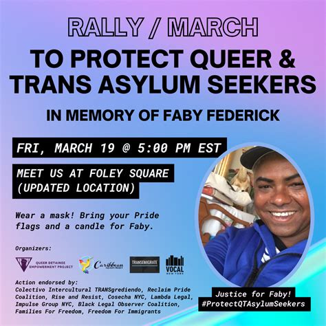 Protect Queer And Trans Asylum Seekers Rally — Caribbean Equality Project