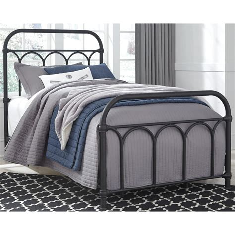 Signature Design By Ashley Nashburg Black Twin Metal Bed