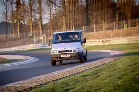 Remembering When Top Gear Presenter Sabine Schmitz Raced A Ford Transit Around The Nürburgring