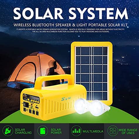 Solar Generator Portable Power Station With Solar Panel Included Solar