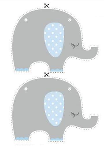 Imagenes De Elefantes Para Baby Shower Niña Para Imprimir Hábitos De