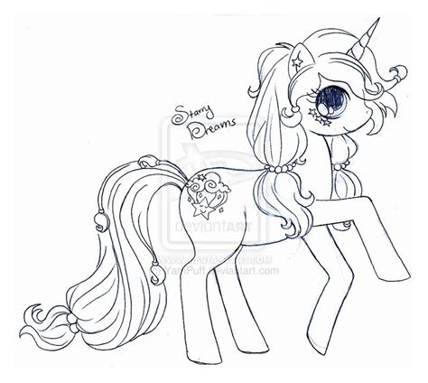Starry Dreams Pony Commish Wip By Yampuff On Deviantart Pony Starry