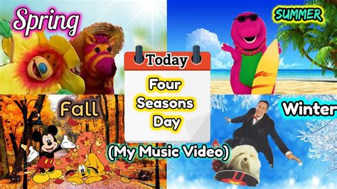 Barney Four Seasons Day My Music Video Youtube