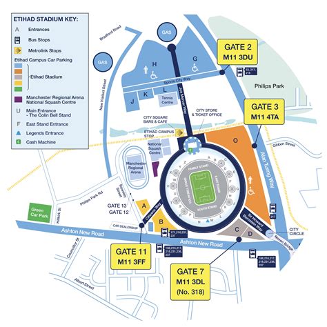 Etihad Stadium Seating Map Manchester
