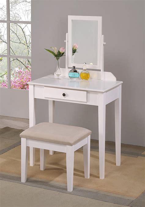 Browse our makeup vanity tables with mirror, bench and drawers to find the best makeup vanity table for a great price at the vanity table shop. Vintage Black White Small Bedroom Mirrored Makeup Vanity ...