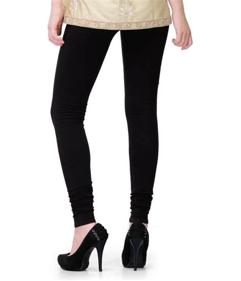 Miss Olivia Black Cotton Leggings Price In India Buy Miss Olivia