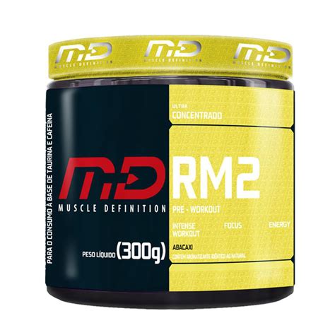 Pre Workout Rm2 300g Muscle Definition Abacaxi Submarino