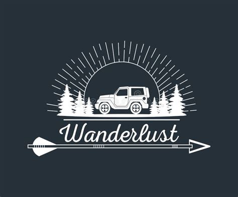 Wanderlust Adventure Logo Stock Vector Illustration Of Emblem 139878639