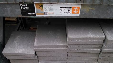 Cheap 12x12 Concrete Pavers From Home Depot Under Deck Patio