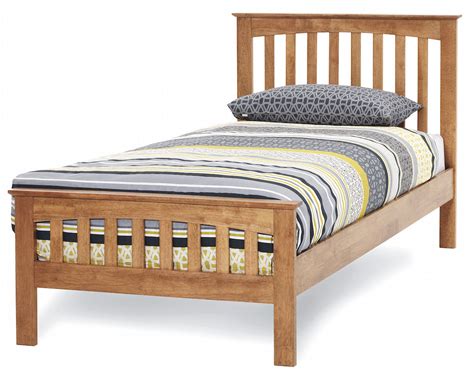 3ft Amelia Oak Finish Wooden Bed Frame Save On Goods