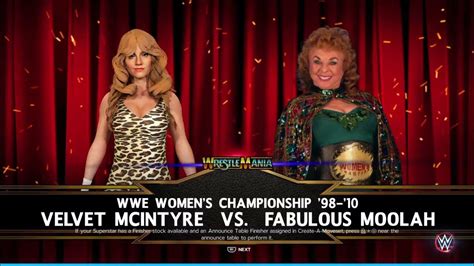 Wwf Wrestlemania 2 Match 1 The Fabulous Moolah Vs Velvet Mcintyre