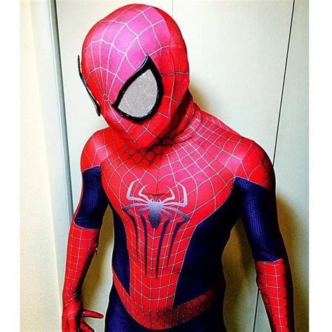 Amazing Spiderman 2 Cosplay Costume Custom Fit Suit Amazing Spider