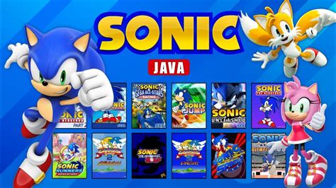 Sonic Best Series For Java Games J2me Loader Youtube