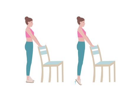 Heel Raises Exercise Guide Justfit