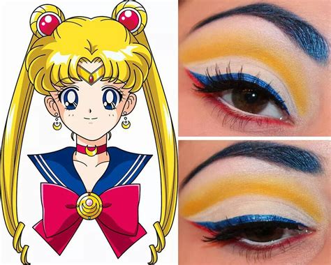 Sailor Moon Sailor Moon Makeup Sailor Moon Anime Eye Makeup
