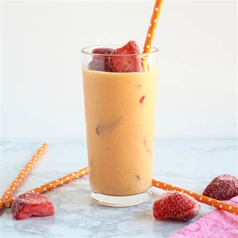Mango Strawberry Smoothie Recipe With Yogurt Lemonpeony
