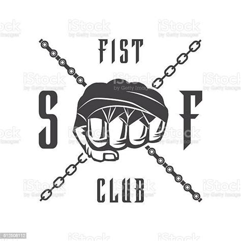 street fighting club emblem stock illustration download image now boxing sport combat