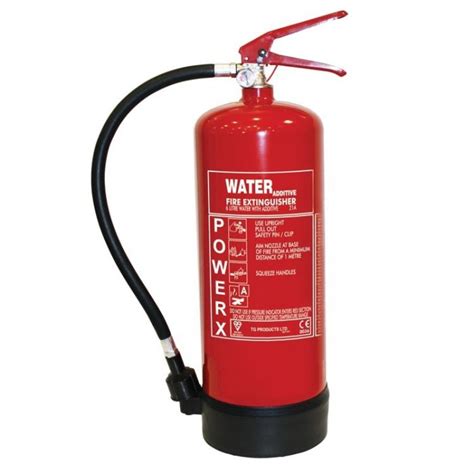 Thomas Glover Powerx 6 Litre Water With Additive Fire Extinguisher