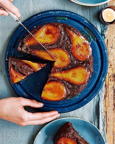 Sticky Toffee Poached Pear Cake Recipe Delicious Magazine