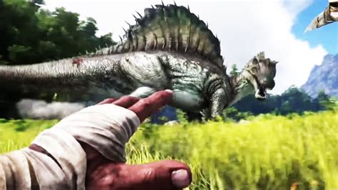 Ark Survival Evolved Gameplay Trailer Dinosaur Games Gamescom 2015