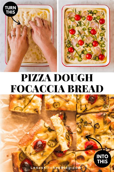 Pizza Dough Focaccia Bread Lenas Kitchen