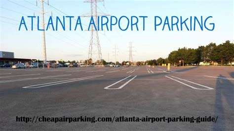 Parking At Atlanta Airport Youtube